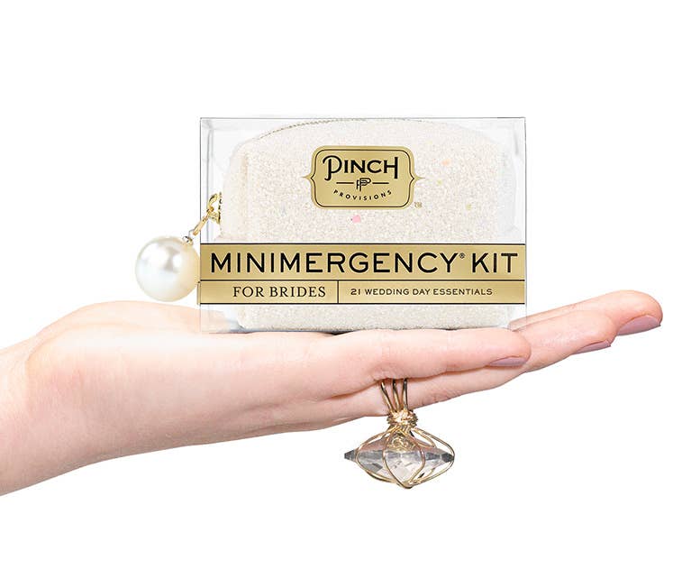 Minimergency Kit for Brides | Wedding Gifts: White Iridescent