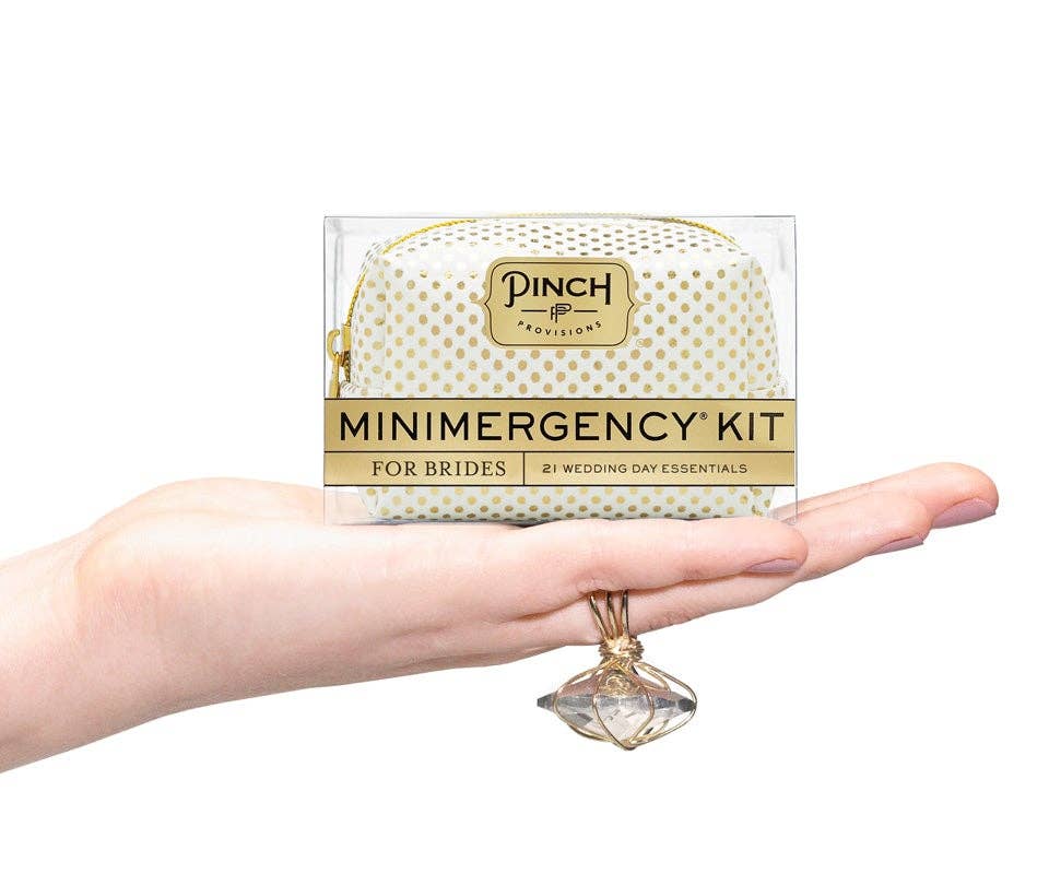 Minimergency Kit for Brides | Wedding Gifts: White Iridescent