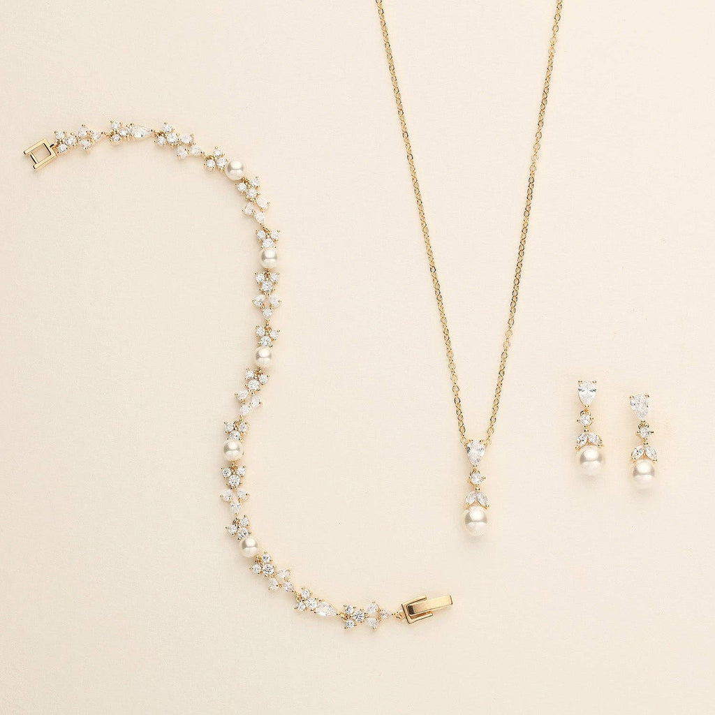 Kathy Dainty Pearl Earrings: Silver / Earrings Only