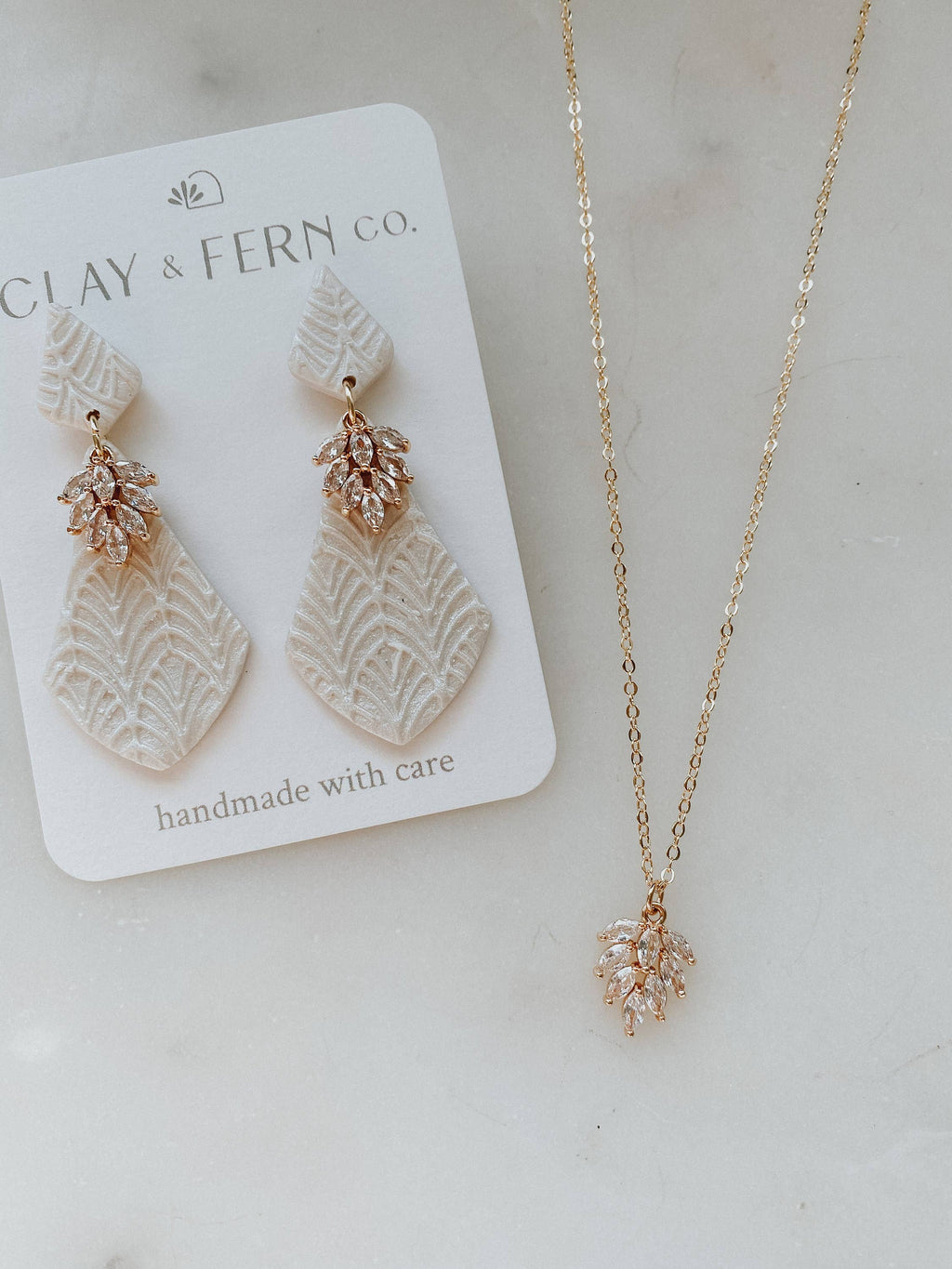 Dahlia Necklace - Gold | Simple Wedding Jewelry: Gold Filled