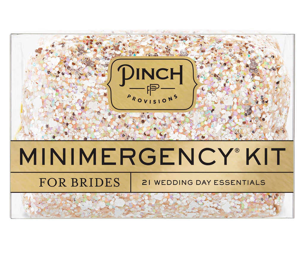 Minimergency Kit for Brides | Wedding Gifts: White Iridescent