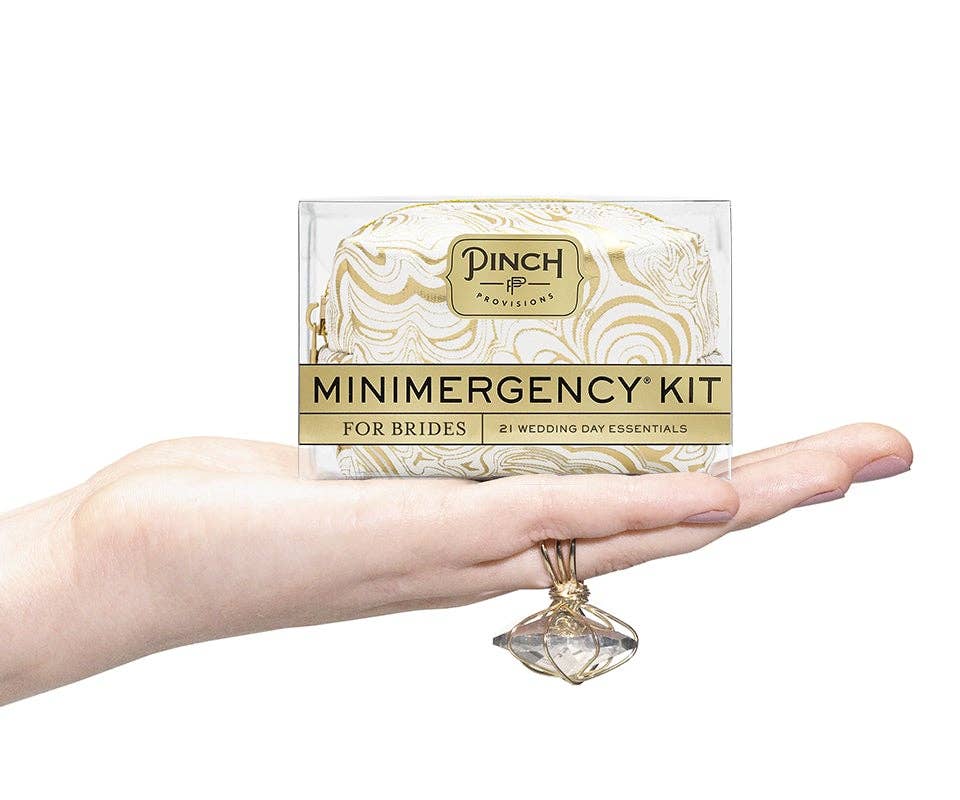 Minimergency Kit for Brides | Wedding Gifts: White Iridescent