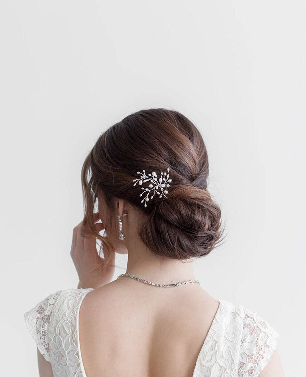 Sprigs Freshwater Pearl Hair Pin Set of 2