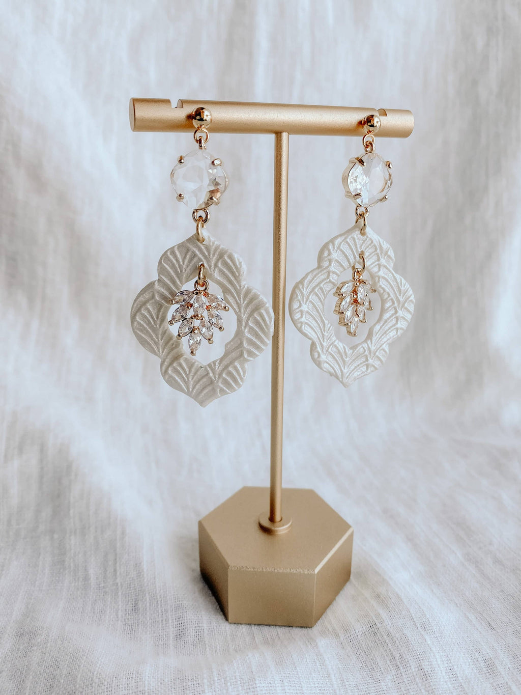 Birch Earrings - Gold Wedding Earrings
