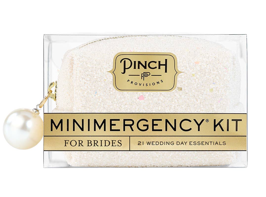 Minimergency Kit for Brides | Wedding Gifts: White Iridescent