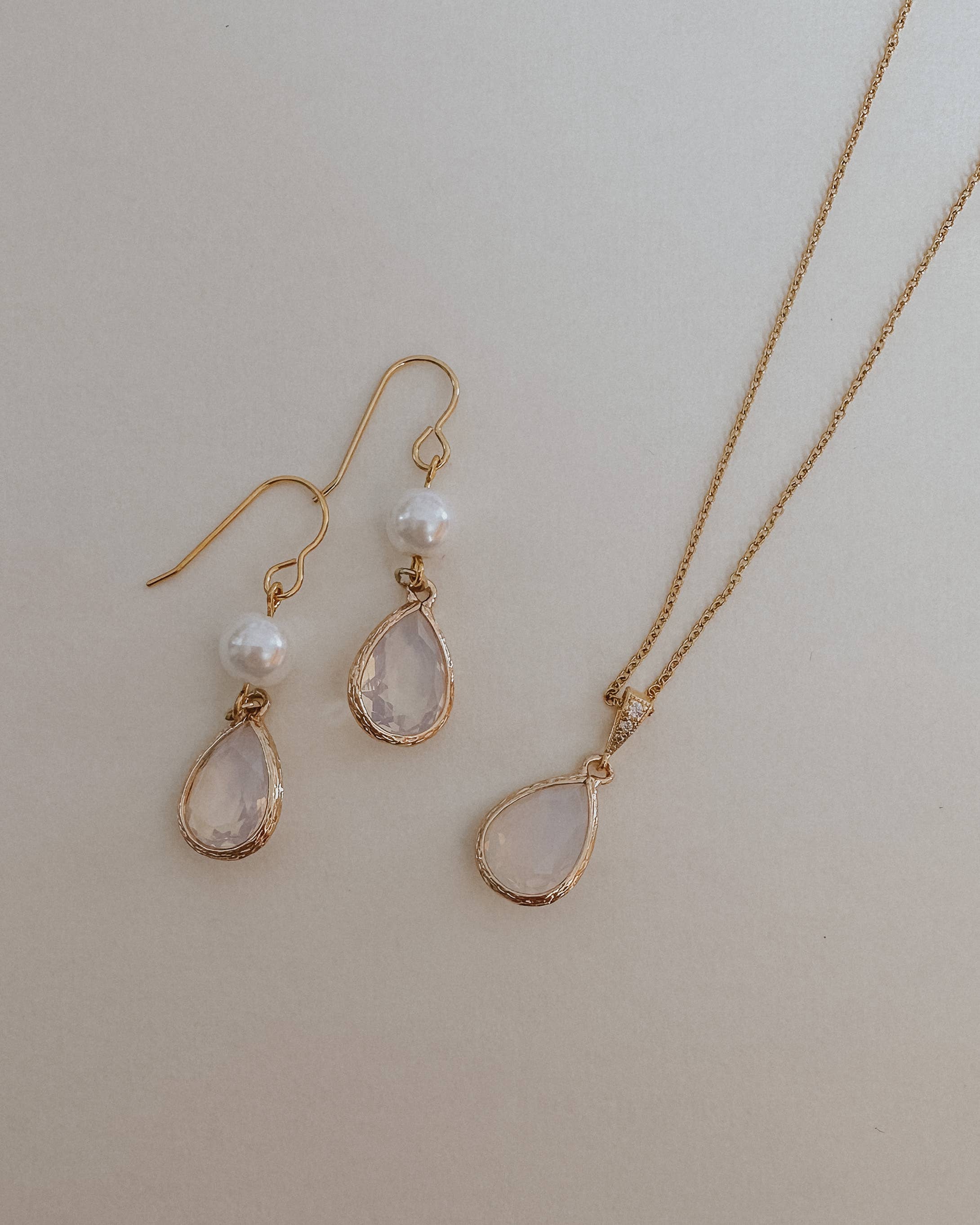 Opal Necklace - Simple Gold Necklace