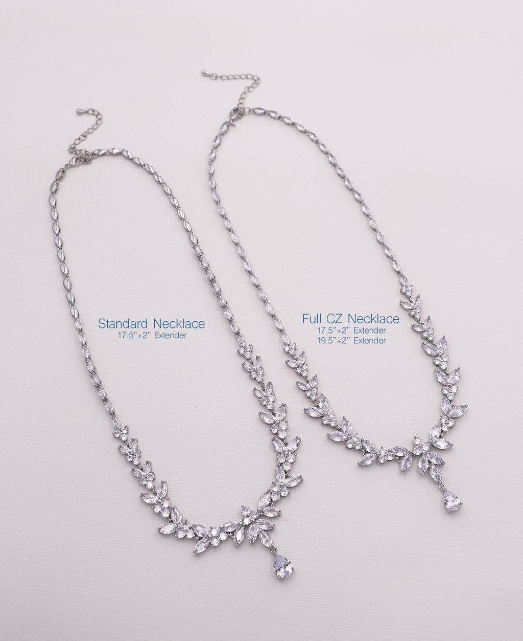 Camilla Statement Jewelry Set: Silver / Earrings & Necklace 17"