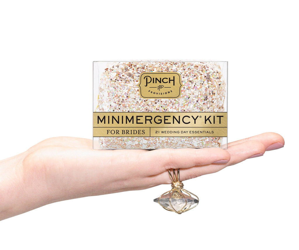 Minimergency Kit for Brides | Wedding Gifts: White Iridescent